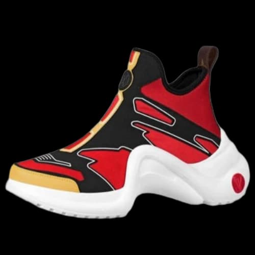 LOUIS VUITTON Archlight Ankle Sneakers 'Red Yellow Black' (Women's)