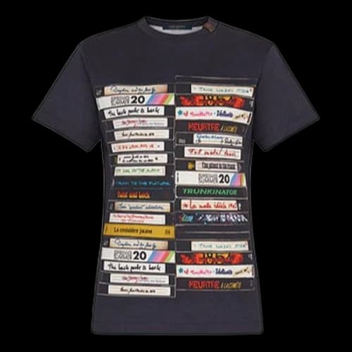 LOUIS VUITTON LV Printing Short Sleeve Black