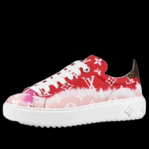 LOUIS VUITTON Time Out Sneakers 'White Red' (Women's)