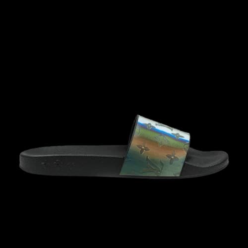 Louis Vuitton Waterfront Mule 'Black Iridescent Monogram'