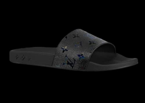 Louis Vuitton Waterfront Mule Black Iridescent