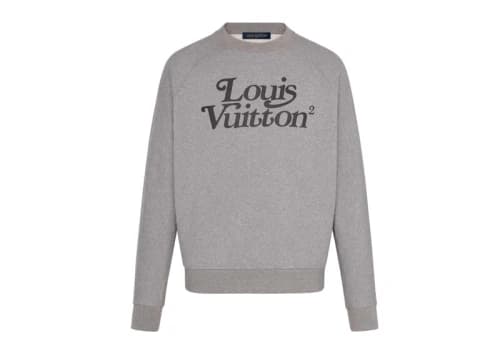 Louis Vuitton x Nigo Squared LV Sweatshirt Gris Clair