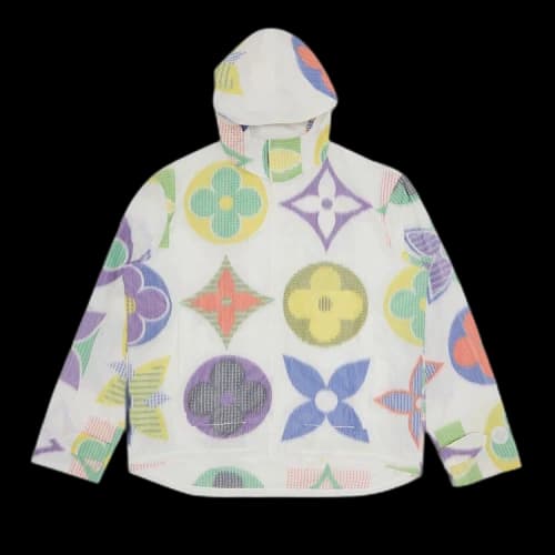 Louis Vuitton Colorful Jumbo Monogram Windbreaker Rain Coat