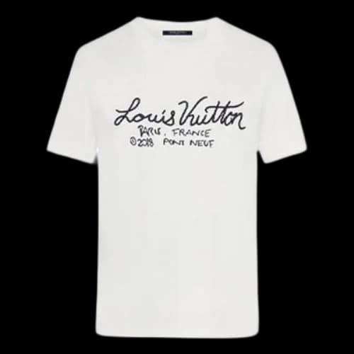 LOUIS VUITTON LV Featured Embroidered For Men White