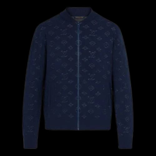 LOUIS VUITTON Aviator Jacket Blue