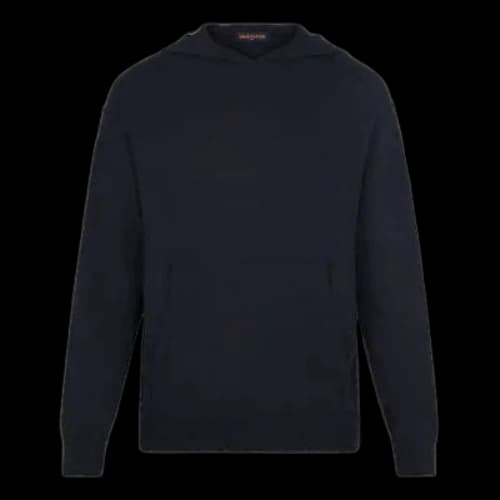 LOUIS VUITTON SS21 Solid Color Pullover Navy Blue