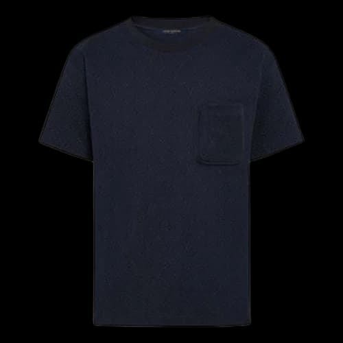LOUIS VUITTON LV Signature Monogram 3D Cotton Micro-Loose Pocket For Men Navy