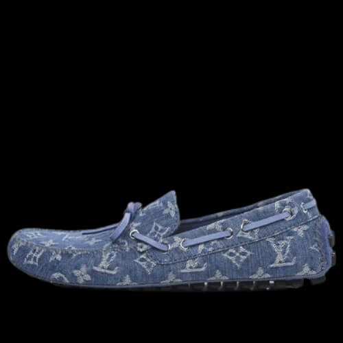 LOUIS VUITTON Arizona Loafers 'Denim Monogram'