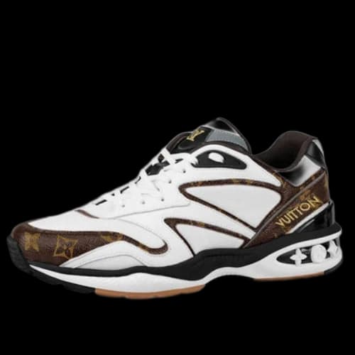 LOUIS VUITTON Trail Sneakers 'White with Monogram Deco'