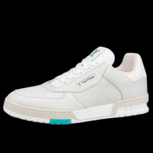 LOUIS VUITTON Trainer Sneakers 'Light Grey White Teal'