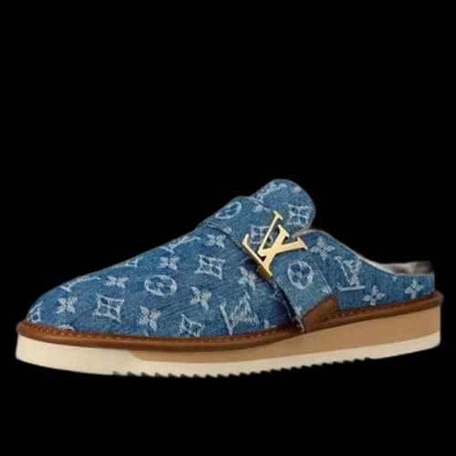 LOUIS VUITTON x Nigo Cosy Mules 'Denim Monogram'