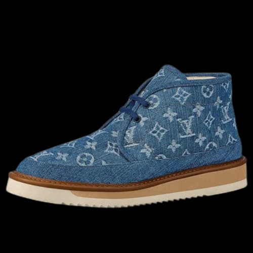 LOUIS VUITTON x Nigo Cosy Ankle Boots 'Denim Monogram'