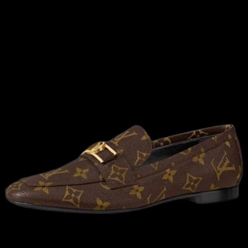 LOUIS VUITTON LV Upper Case Flat Loafers 'Brown Monogram' (Women's)