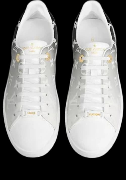 LOUIS VUITTON Frontrow Calfskin Sneakers Black (Women's)
