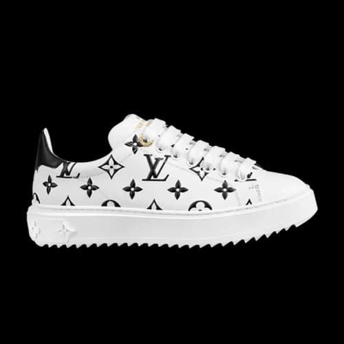 Louis Vuitton Time Out Sneaker 'White Black Monogram' (Women's)
