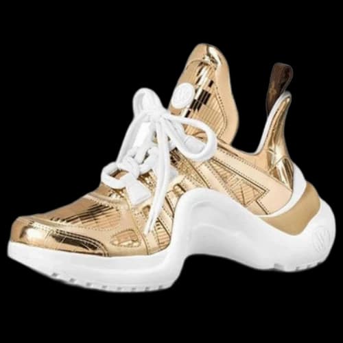 LOUIS VUITTON LV Archlight High-top Sport Shoes Gold (Women's)