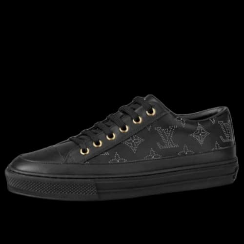 LOUIS VUITTON Stellar Sneakers 'Black with White Sketch Monogram' (Women's)
