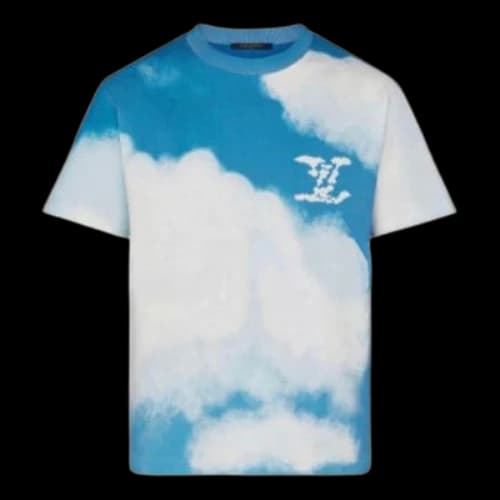 LOUIS VUITTON LV Heaven On Earth Blue Sky White Clouds For Men Blue