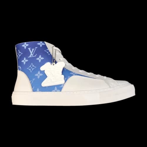 Louis Vuitton Tattoo Sneaker Boot 'Blue Monogram Clouds'