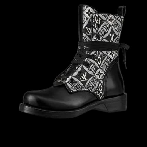 LOUIS VUITTON Metropolis Boots 'Black White Monogram' (Women's)