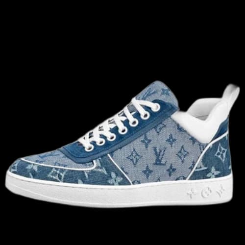 LOUIS VUITTON LV Boombox Monogram Sneakers Denim-Blue (Women's)