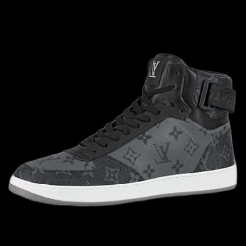 LOUIS VUITTON Rivoli Ankle Sneakers 'Grey Monogram'
