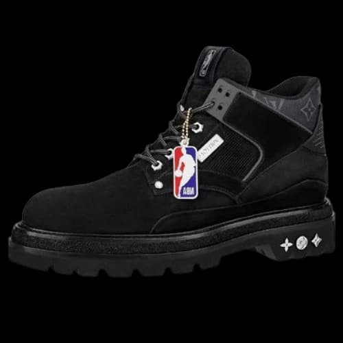 LOUIS VUITTON x NBA Oberkampf Ankle Boots 'Black'