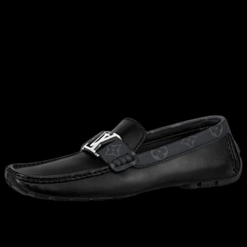 LOUIS VUITTON Monte Carlo Moccasin Shoes 'Black'