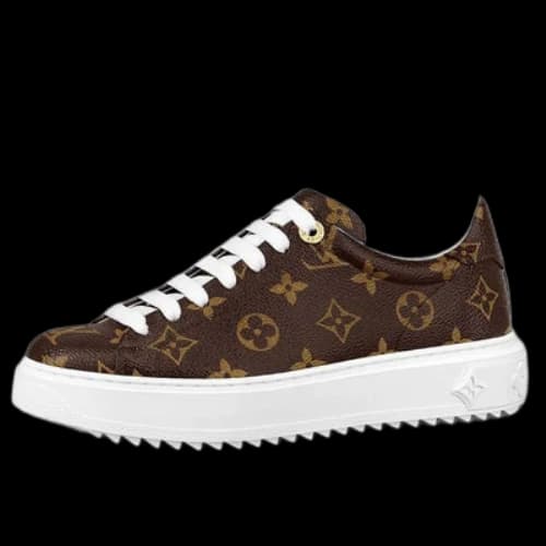 LOUIS VUITTON Time Out Sneakers 'Brown Monogram' (Women's)