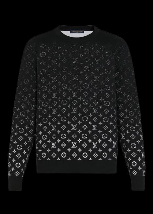 Louis Vuitton LVSE Monogram Degrade Crewneck Black/White