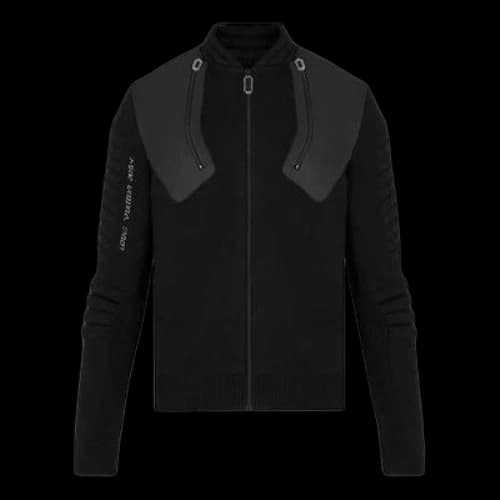 LOUIS VUITTON LV SS21 2054 Series Full Zip Padded Jacket For Men Black