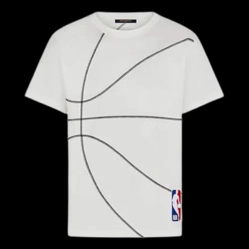 LOUIS VUITTON x NBA Basketball Tee M White