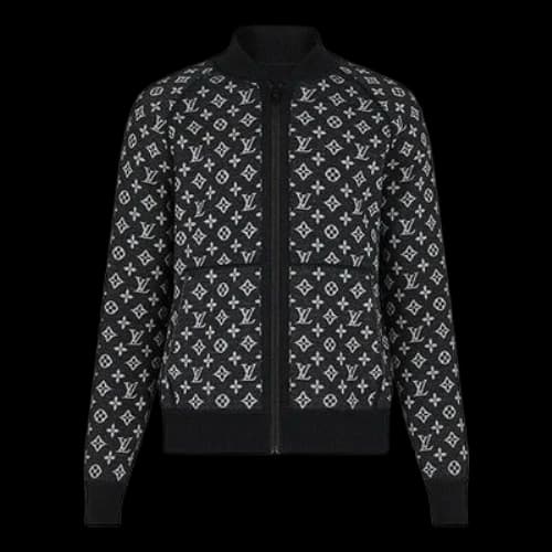 LOUIS VUITTON SS21 Printing Long Sleeves Jacket Black
