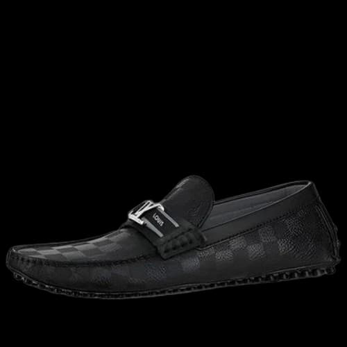 LOUIS VUITTON Hockenheim Moccasin Shoes 'Black'