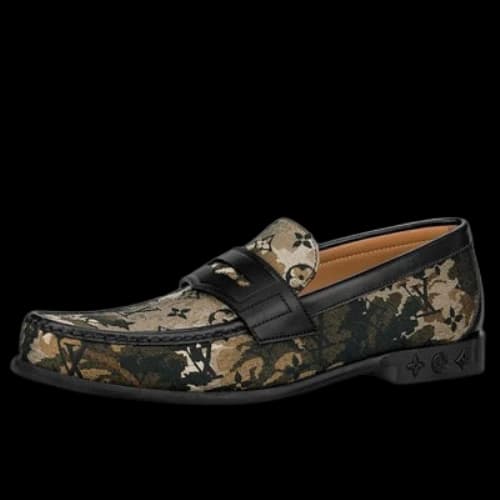 LOUIS VUITTON Loafers 'Brown Camouflage Monogram'