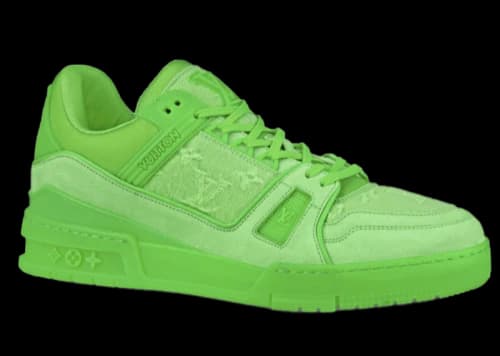 Louis Vuitton LV Trainer Fluroescent Green