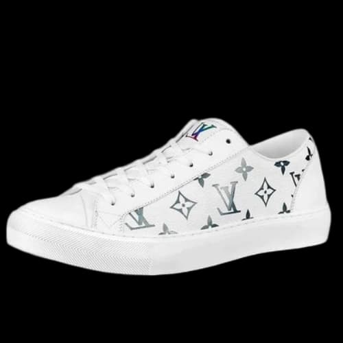 LOUIS VUITTON Tattoo Sneakers 'White with Colorful Monogram'