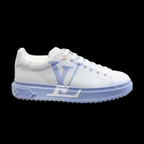 Louis Vuitton Time Out 'Logo Print - White Light Blue'