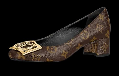 LOUIS VUITTON LV Madeleine Block Heels 'Brown Monogram' (Women's)