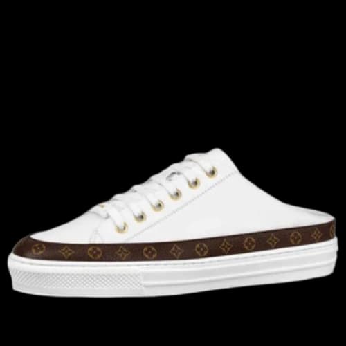 LOUIS VUITTON Stellar Mules 'White Brown' (Women's)