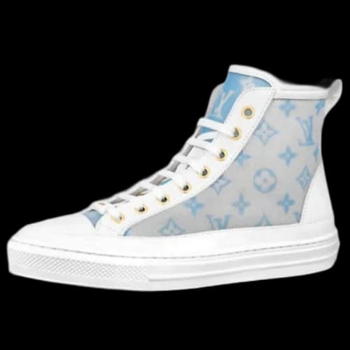 LOUIS VUITTON Stellar Ankles Sneakers 'Grey Blue White' (Women's)