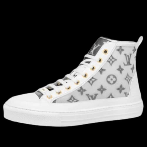 LOUIS VUITTON Stellar Ankle Sneakers 'White Grey' (Women's)