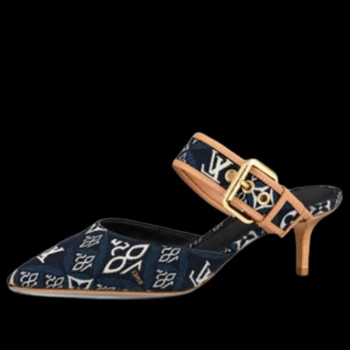 LOUIS VUITTON LV Since 1854 Sofia Flat Heels 'Navy' (Women's)