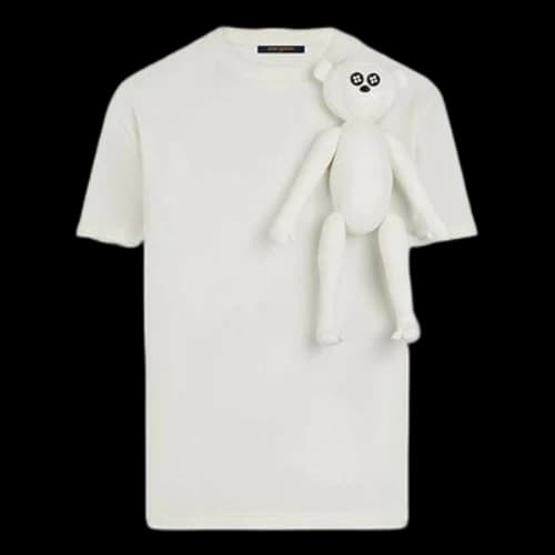 LOUIS VUITTON LV SS21 Doll Pendant Crewneck Short Sleeve For Men White