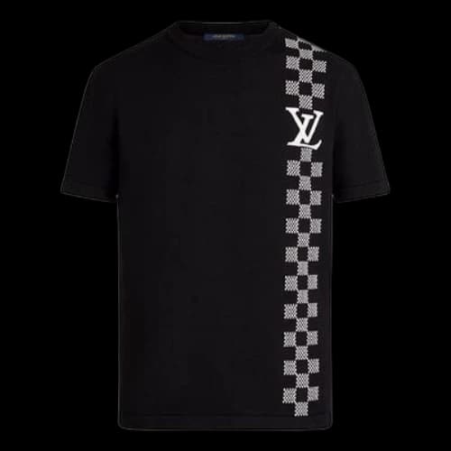 LOUIS VUITTON LV SS21 Striped Jacquard Short Sleeve For Men Black