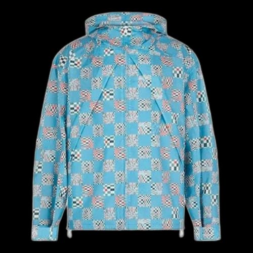 LOUIS VUITTON LV SS21 Monogram Solid Color Casual Jacket For Men Blue