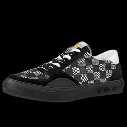LOUIS VUITTON Ollie Sneakers 'Black Plaid Monogram'