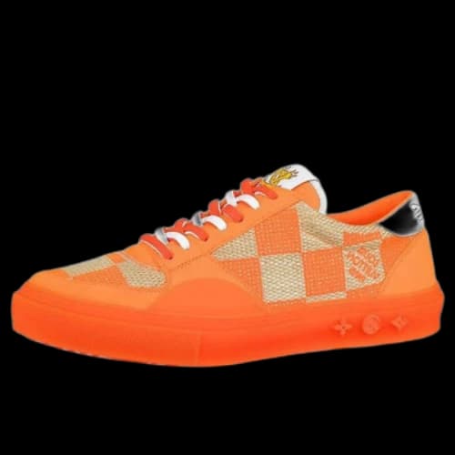 LOUIS VUITTON Ollie Sneakers 'Orange Plaid Monogram'