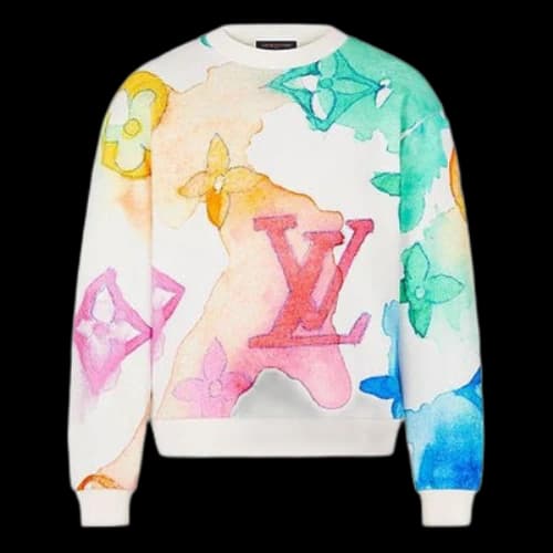 LOUIS VUITTON SS21 Printing Hoodless Classic