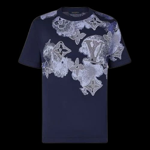 LOUIS VUITTON SS21 Water Printing Male Blue